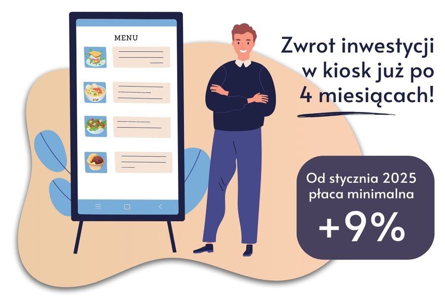 kiosk płaca minimalna 2025